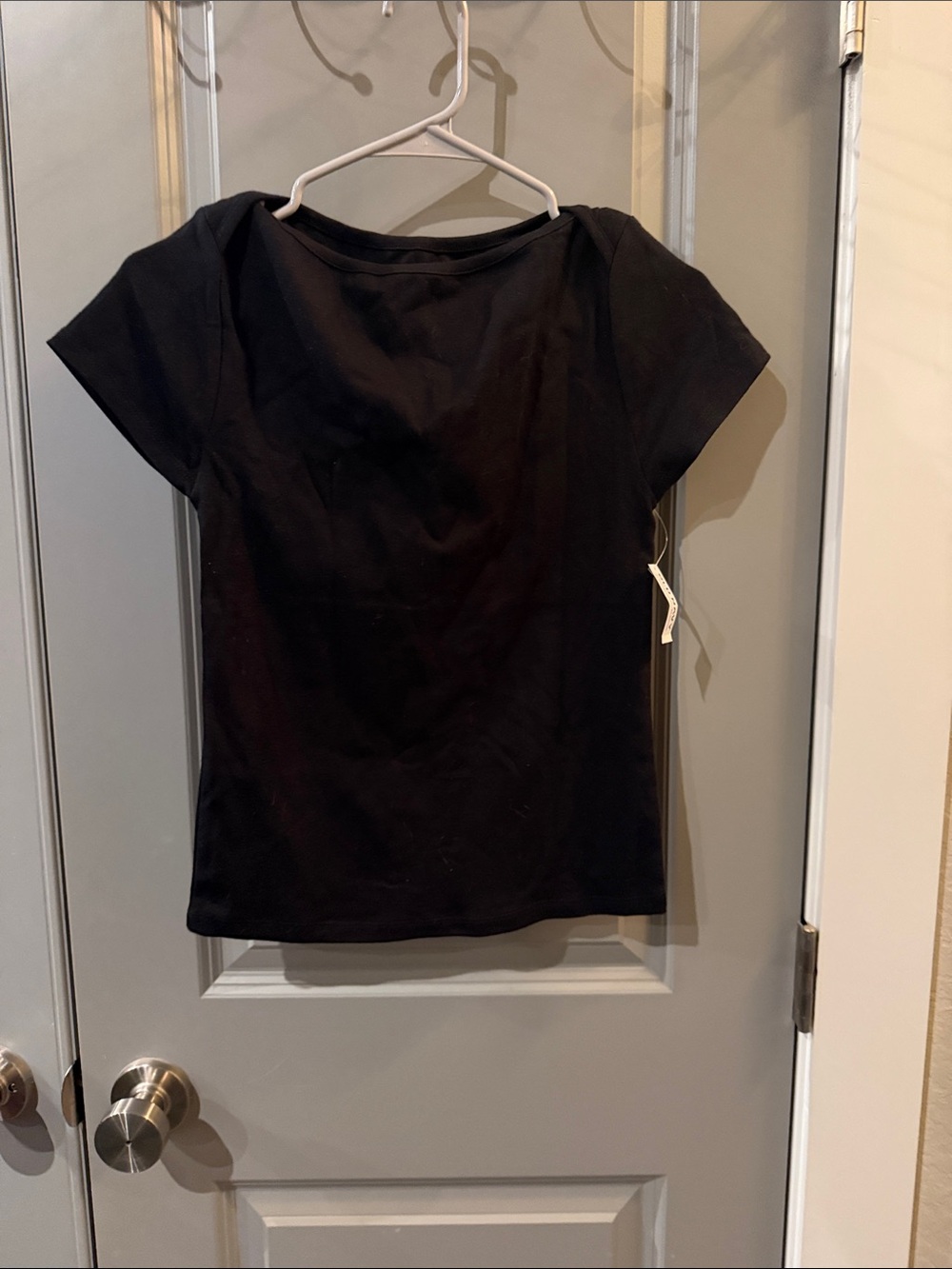 Old Navy Black Short Sleeve Crewneck Women's Tee